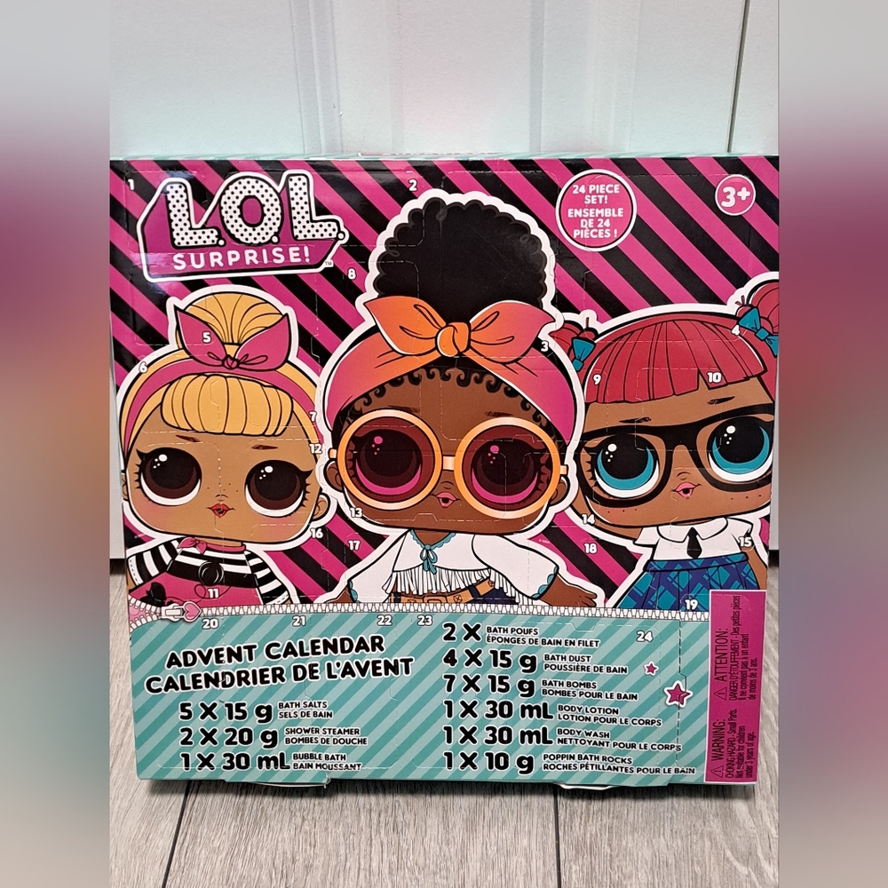 L.O.L. Surprise! Advent Calendar with Pink and Black